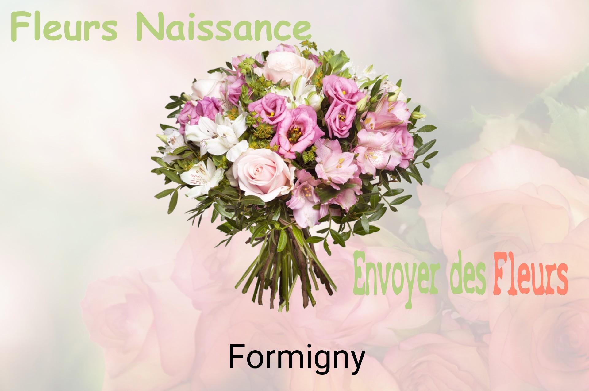 Bouquet de fleurs de naissance livré à Formigny